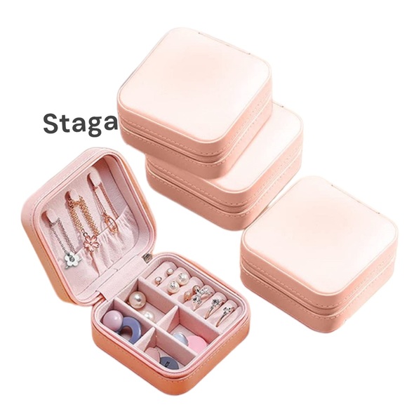 HP Gorgeous Jewelry Pouch Travel Case / Bridesmaid Gift / Wedding / Anniversary - Picture 13 of 16